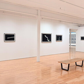 Tacita Dean, Eclipse drawings, exhibition view. Courtesy of Gemini G.E.L. at Joni Moisant Weyl 