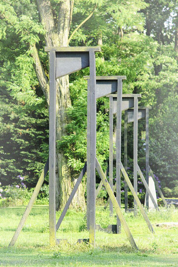 Ian Hamilton Finlay, A view to the Temple (1987). Courtesy the Estate of the Artist