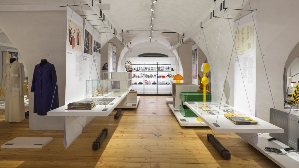 Introduction to Estonian design, exhibition view. Courtesy of Estonian Museum of
Applied Art and Design
