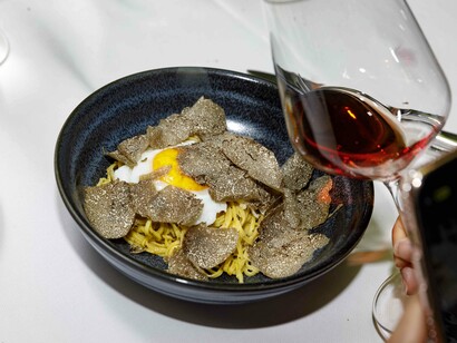 Tajarin al Tartufo, Langhe, provincia di Cuneo, Piemonte, Italia