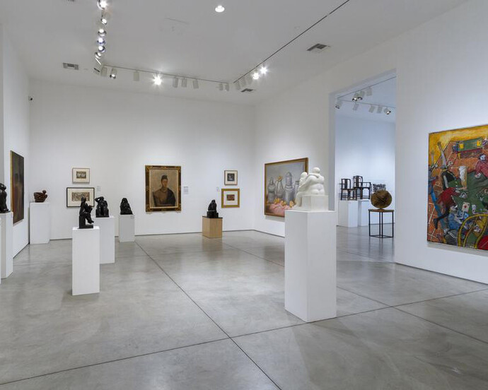 Latin American Art, Exhibition view. Courtesy of Heather James Fine Art