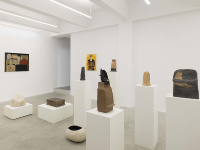 Keiji Ito, Humans and expression, exhibition view. Courtesy of kaufmann repetto