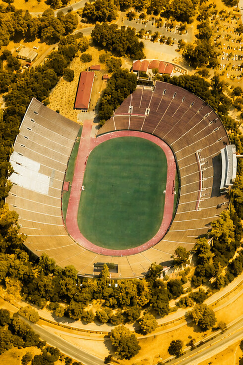 Für dieses historische Spiel musste die russische Mannschaft nach Kalifornien zurückkehren. Doch das Stanford Stadium und seine 74.914 Zuschauer an jenem 28. Juni 1994 wurden die einzigen Zeugen eines der größten und zugleich kuriosesten WM-Rekorde der Fußballgeschichte. Bild: Stanford Stadion während der Fußball Weltmeisterschaft 1994