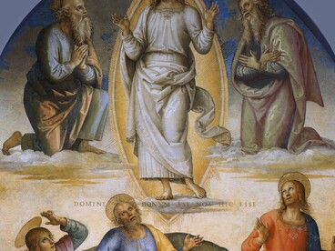 Pietro Perugino, Trasfigurazione di Cristo, Collegio del Cambio, Firenza, Italia