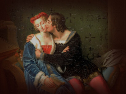 Marie-Philippe Coupin de la Couperie, Les amours funestes de Francesca da Rimini et Paolo Malatesta
