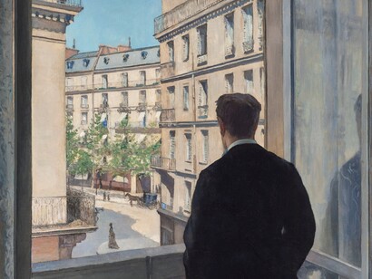 "Giovane uomo alla finestra", 1876, Gustave Caillebotte Getty Museum, Los Angeles, USA