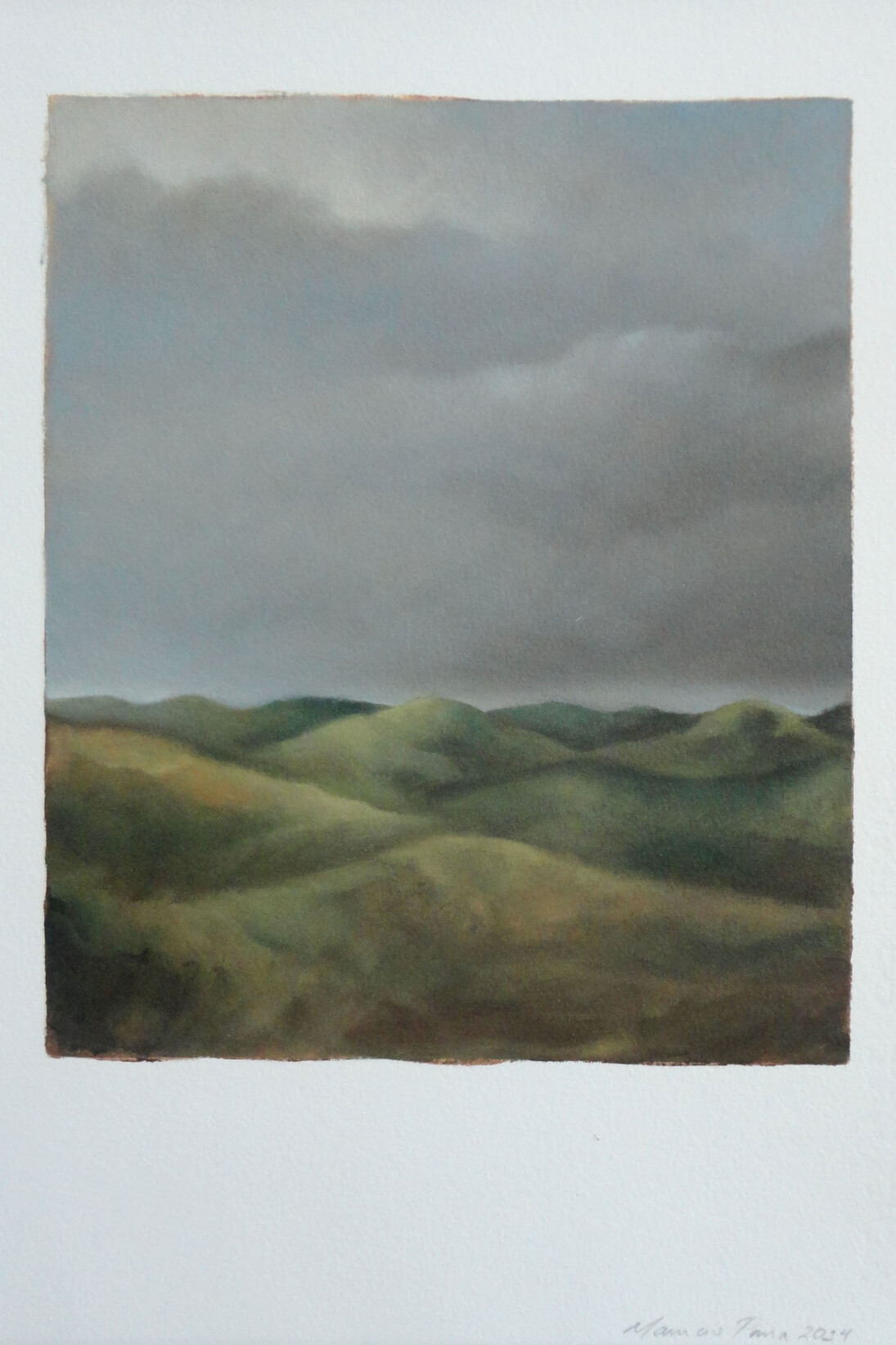 Mauricio Parra, Serra do Mar, 38,5 x 28,8 cm. Courtesy of Galeria Mezanino