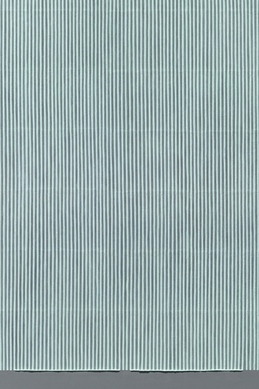 Park Seo-Bo, Ecriture No.130205, 2013, Technique mixte avec papier coréen Hanji sur toile, 260 x 130 cm / 102 1/4 x 51 1/8 inches, Courtesy Galerie Perrotin