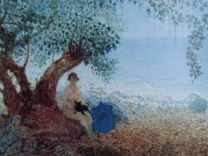 Armando Reverón, Figura bajo un uvero (1920)