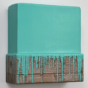 Johannes Girardoni, Dripbox - Phthalo blue green, 2024. Courtesy of PDX Contemporary Art Gallery