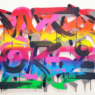 Ralph Anderson, 'Future Scorcher' 2015, Acrylic on Plywood 150x120