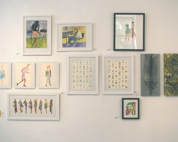 The Art of Fashion, Exhibition view. Courtesy of Fountain House Gallery