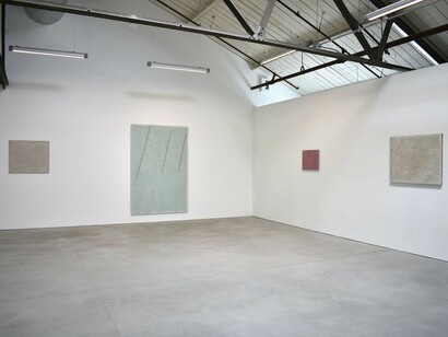 John Zurier, Exhibition view. Courtesy of Anglim Gilbert Gallery
