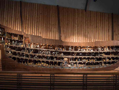 Life on board, exhibition view. Courtesy of The Vasa Museum