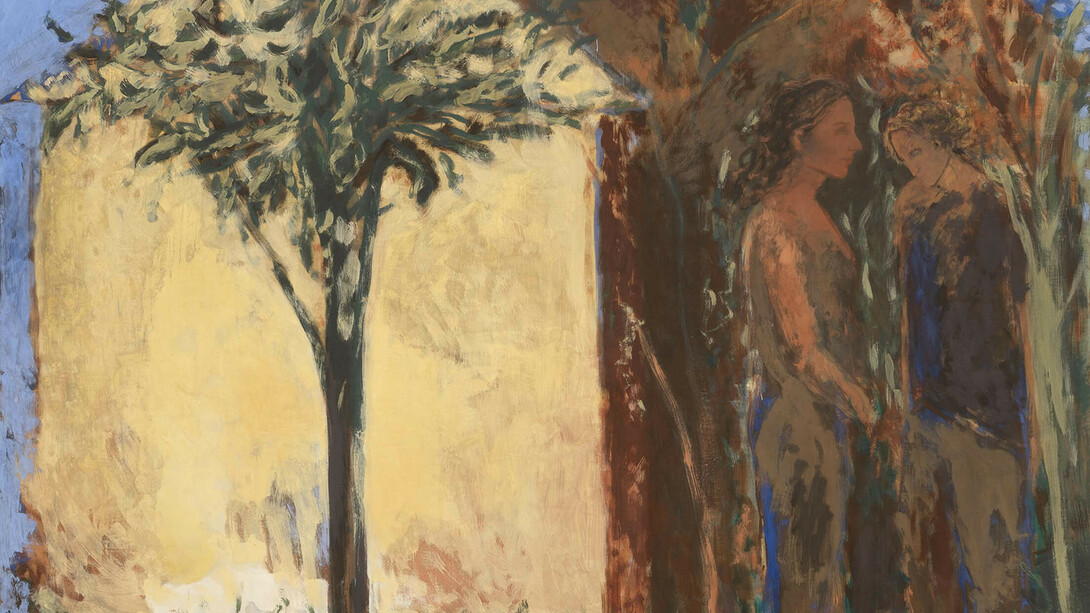 Christine Safa, Un matin (le silence, la maison) (detail), 2025. Courtesy of Galerie Lelong