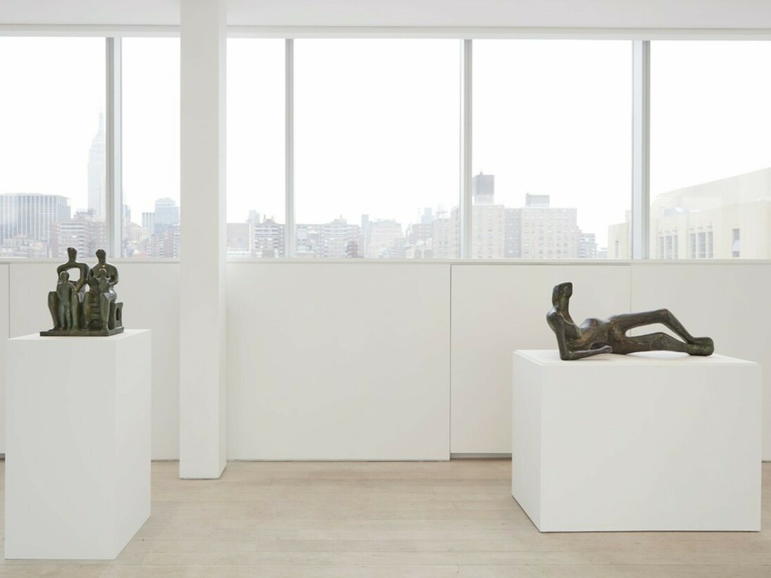 Henry Moore, Exhibition view. Courtesy of Davidson Gallery