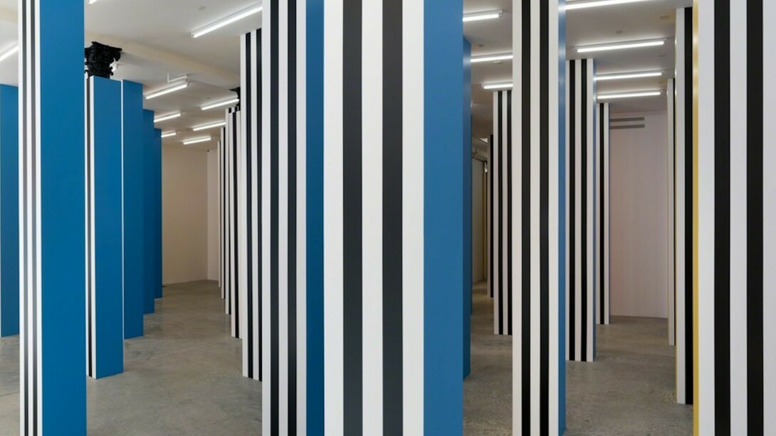 Daniel Buren, Exhibition view. Courtesy of Bortolami