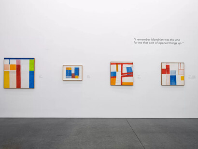 Charlotte Park, The life of forms in color, exhibition view. Courtesy of Parrish Art Museum