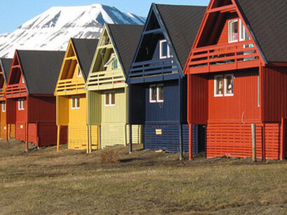Longyearbyen, capital del archipiélago de las islas Svalbard