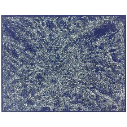 Jean Nagai, Meganeura Dose, 2023, correctional fluid, acrylic on canvas, 11x14 inches. Courtesy the artist and Red Arrow Gallery