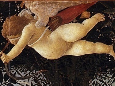 La Primavera di Sandro Botticelli (dettaglio).