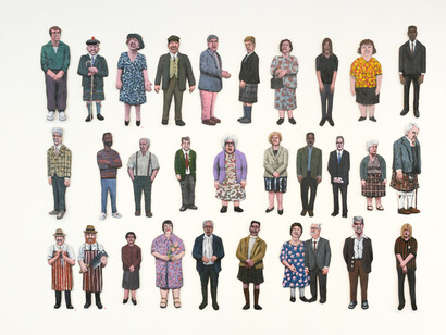 Craigie Harper, In last place, exhibition view. Courtesy of Court Tree Collective