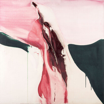 Renata Rampazzi, Composizione, 1978, olio su tela, cm 100 x 120