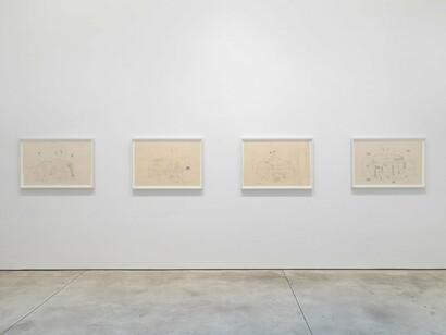 André Butzer, exhibition view. Courtesy of Skarstedt