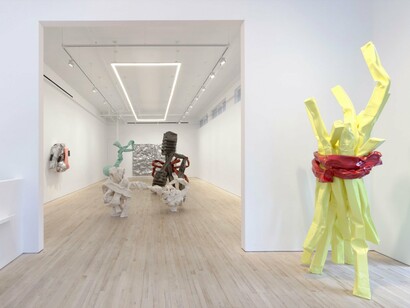 Anna Fasshauer, Sculpture first, exhibition view. Courtesy of Nino Mier Gallery