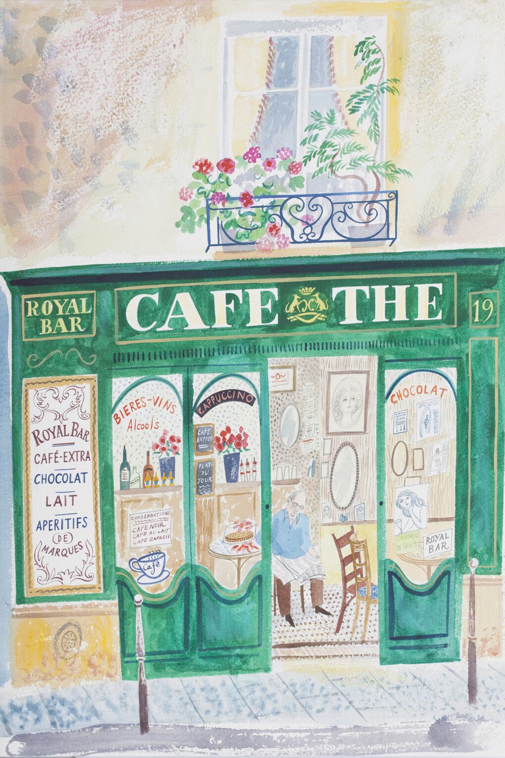 Emily Sutton, Cafe The, 2014, Courtesy the artist and Yorkshire Sculpture Park