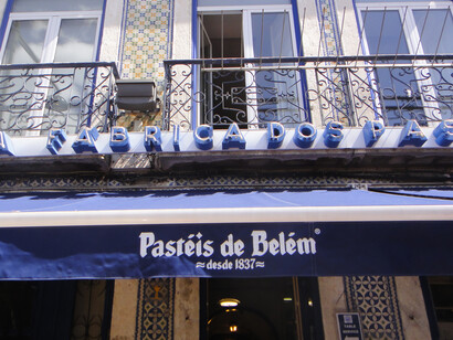 Tenda dos Pastéis de Belém em Lisboa