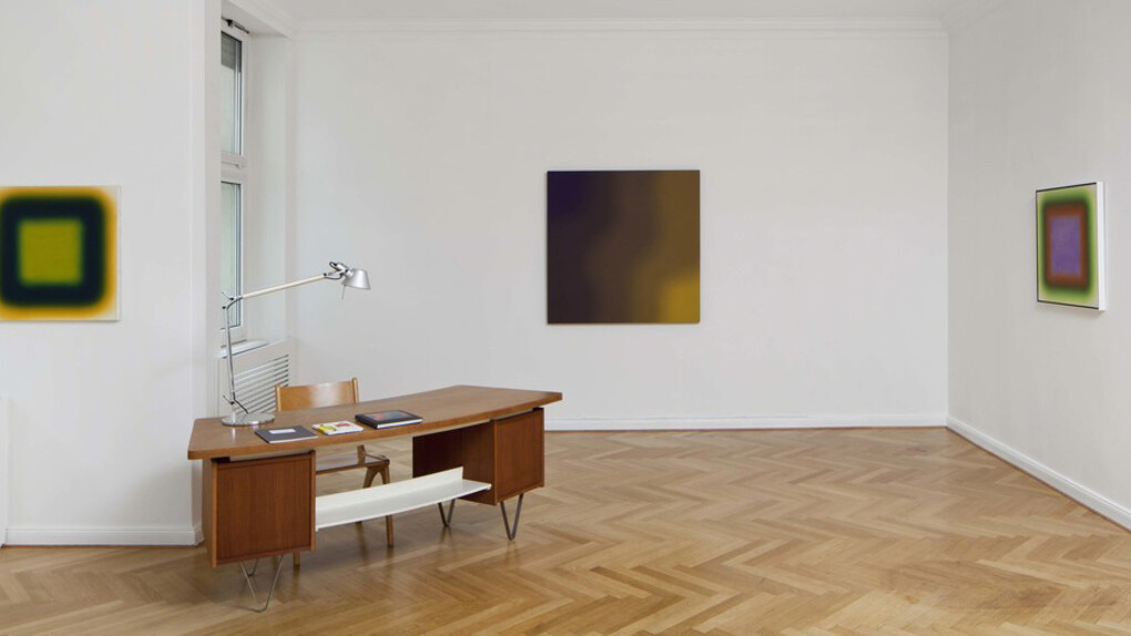 Wojciech Fangor, Exhibition view. Courtesy of Gnyp Gallery