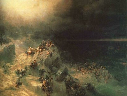 Iván Aivazovski. El diluvio