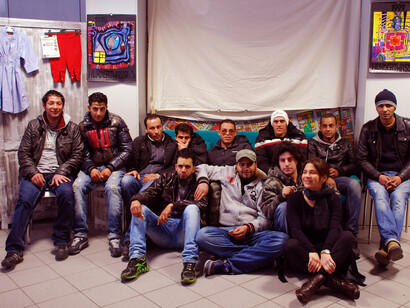 Emergenza in Nordafrica, Ravenna, 2011. Foto di Alberto Giorgio Cassani