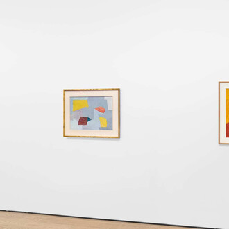 Serge Poliakoff, Les étés de Poliakoff, vue d'exposition. Courtoisie d'Almine Rech
