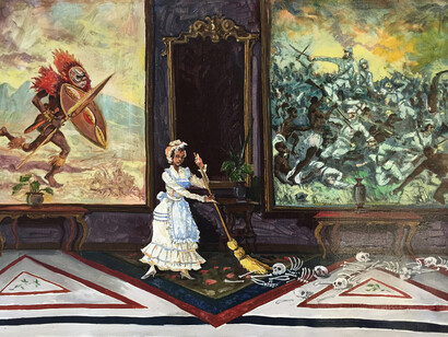Douglas Pérez Castro, Resaca, 2015, oil on canvas, 50 x 70 cm