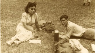 Guevara con su primera mujer, Hilda Gadea Acosta 