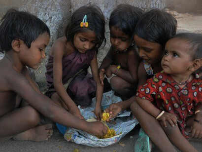 Starvation: 19 million people are starving, of which 25% are children