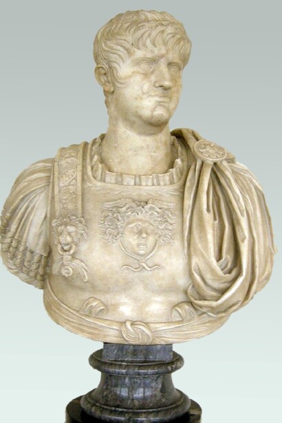 Busto con testa di Nerone, 59-64 d.C. 