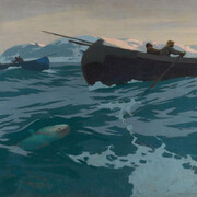 K.A. Korovin, Fishing in the Murmansk sea (detail), 1896. Courtesy of New Tretyakov Gallery 