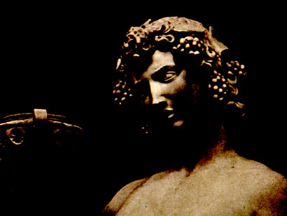 Detalle del «Baco» que se encuentra en el Museo Nazionale del Bargello en Florencia