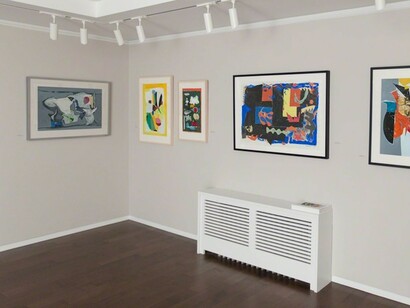 Beatrice Mandelman And The Sixties, Exhibition view. Courtesy of Rosenberg & Co.