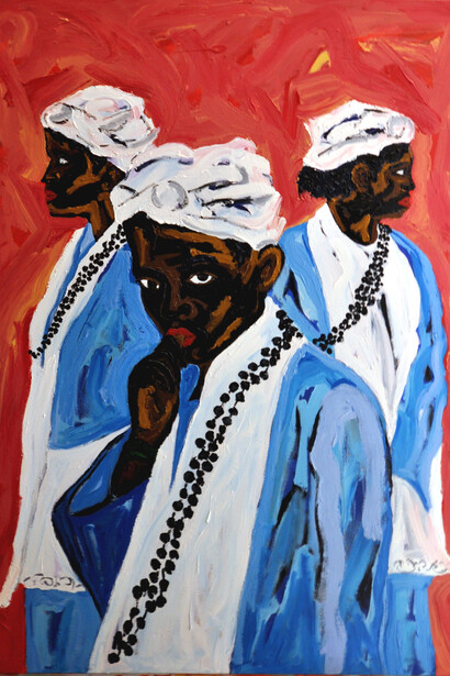 Antonio Sergio Moreira, O menino Kalunga, 2023. Courtesy of the artist, London Art Fair and Ricardo Fernandes Gallery