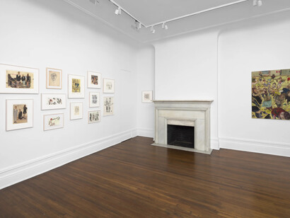 Erwin Pfrang, The ghosts ask, exhibition view. Courtesy of David Nolan Gallery