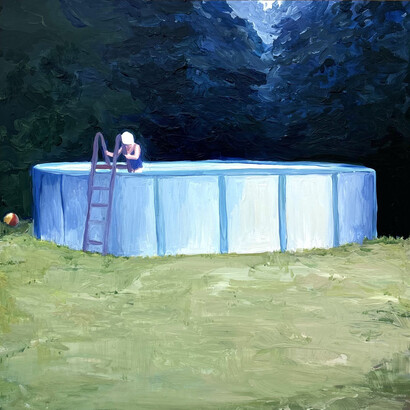 Lisa Golightly, Moon dip (detail), 2024. Courtesy of Billis/Williams Gallery