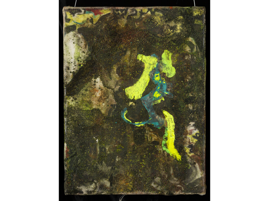 Morten Skrøder Lund, Untitled (detail), 2014, mixed media on canvas, 40.5 x 30.5 cm