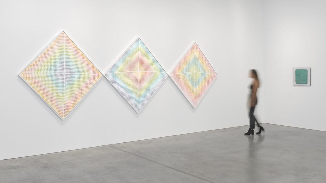 © Michelle Grabner 2023, installation view, photo by Dan Bradica. Courtesy of the artist and James Cohan, New York