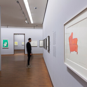 Maria Lassnig, Exhibition view. Courtesy of Albertina