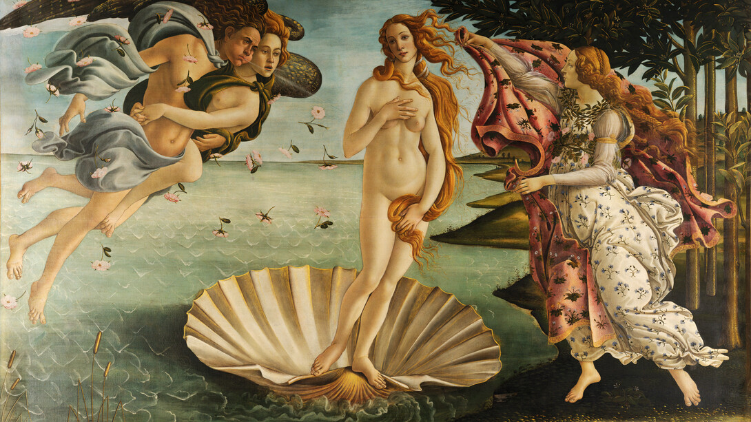 «El nacimiento de Venus», Sandro Boticcelli