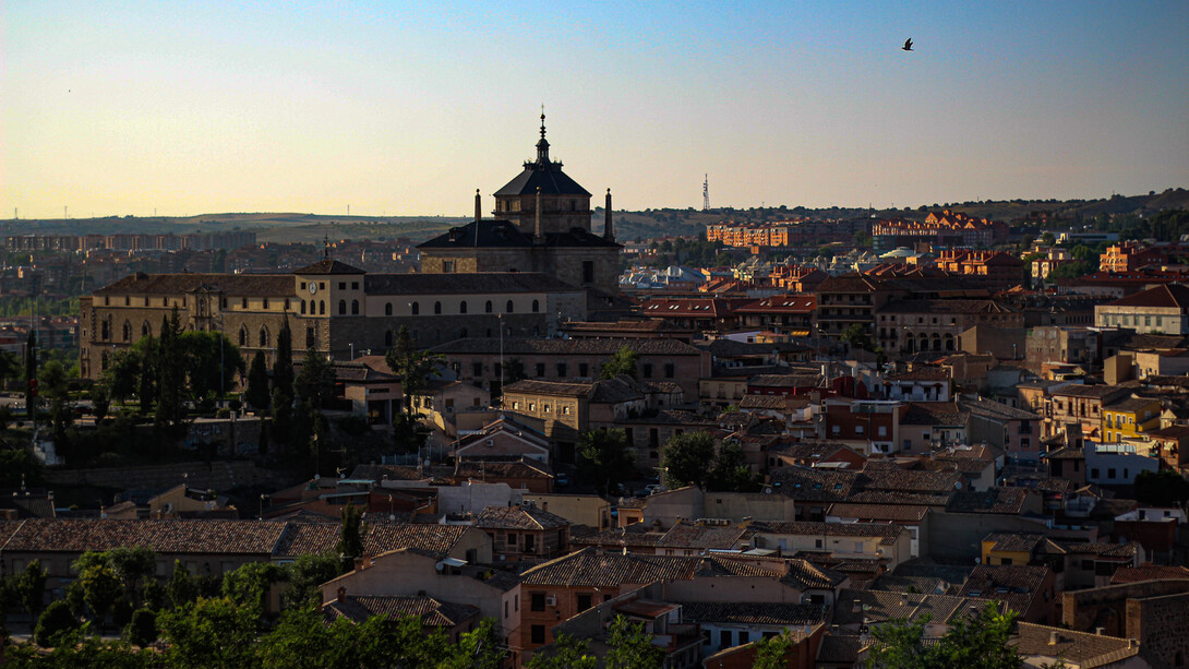 Vista aérea de Toledo, España